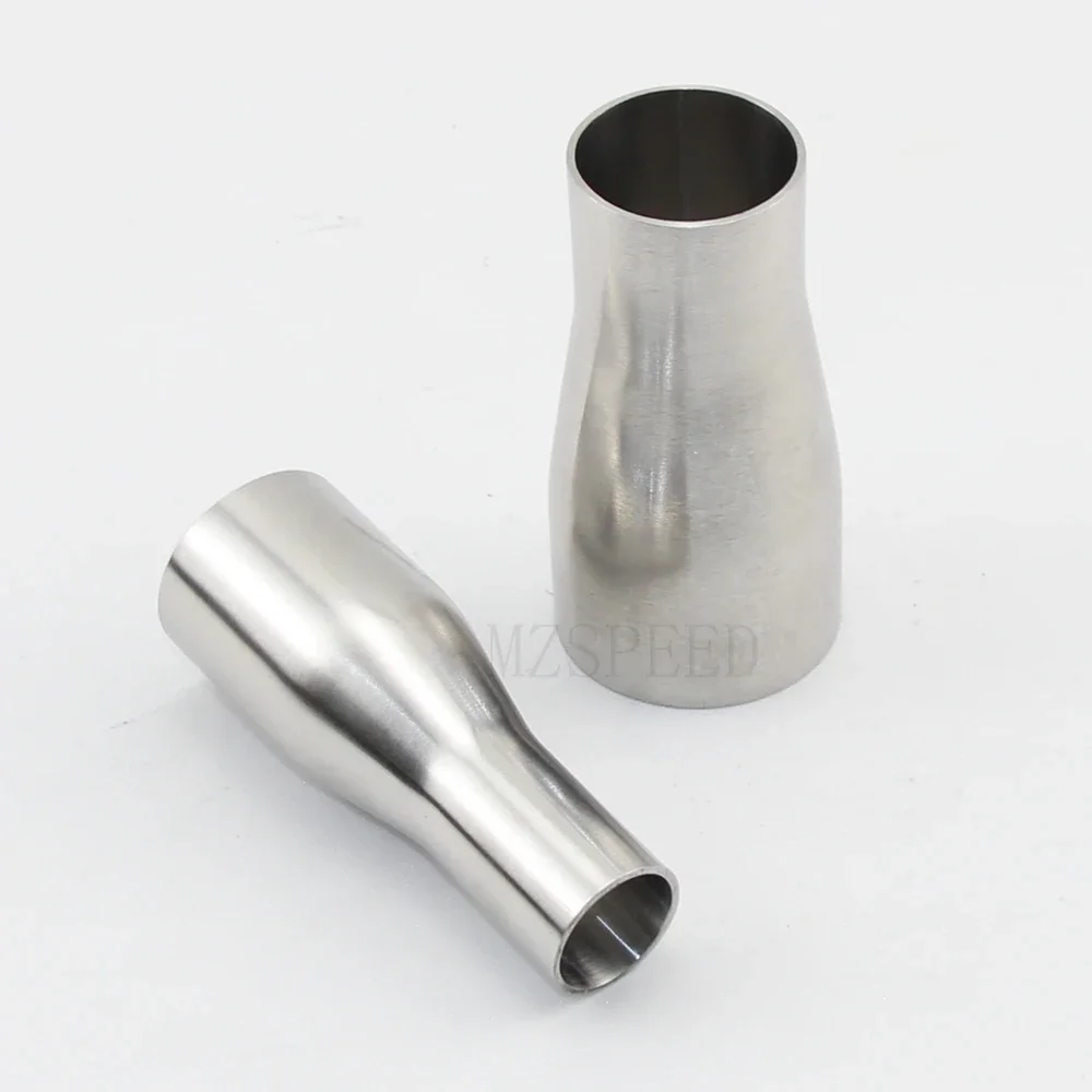 Pipe fitting OD25/32/38/45/51/63mm scarico Sportivo auto butt welding reducer SUS 304 stainless steel sanitary pipe fitting homebrew beer