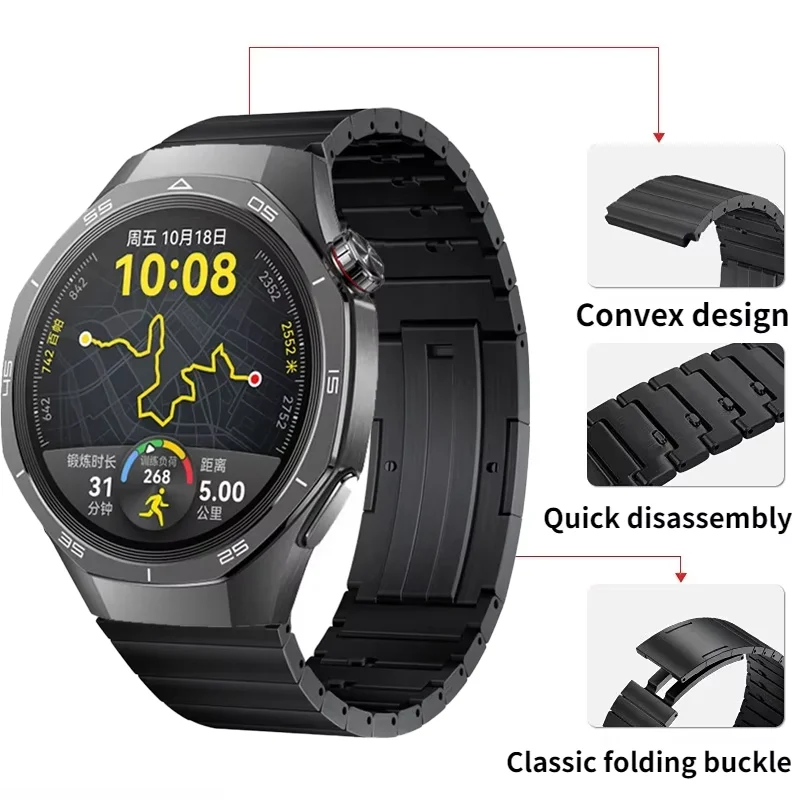 Titanium Luxury Quick Release Wristband Bracelet