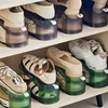 10Pcs Integrated Shoe Support Shoe Cabinet Storage Rack Shoe Storage Rack Space-saving Removable Double-layer Adjustable Rack 3