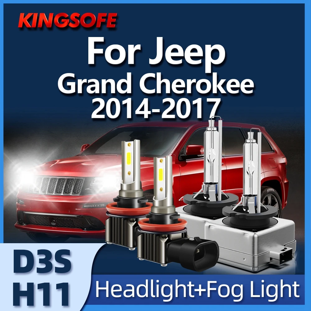 D3S HID Headlight Xenon Bulbs for Jeep Grand Cherokee 2014-2020