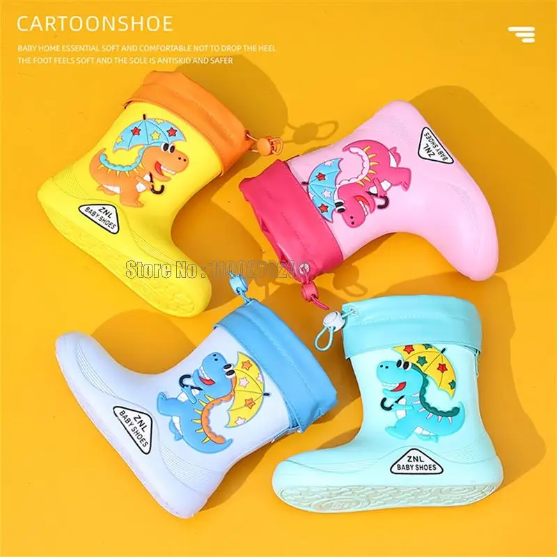 Shop Botte De Pluie Chaude Fille Factory Sale Enfant Barefoot Bottes Bottes De Pluie Chaud Polaire Cheville Bottines LeGer Et Chaude AntideRapant Flexibles Et Transpirantes GarcOn Fille Bottes A