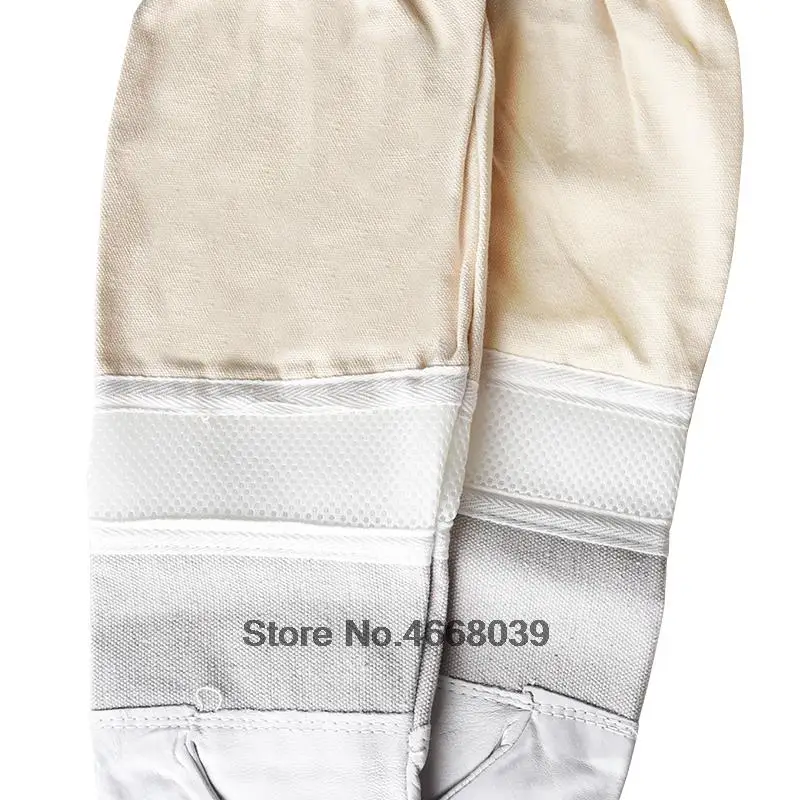 1 pair Beekeeping Gloves Durable Breathable Protect Gloves for Beekeeper Apiculture