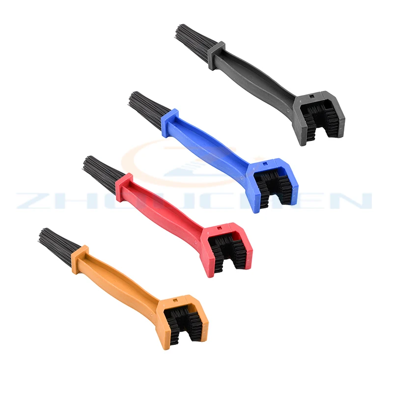 Motorcycle Chain Maintenance Cleaning Brush Tool Universal Care Cleaning Brush Bicycle Chain Care Cleaner Dirt