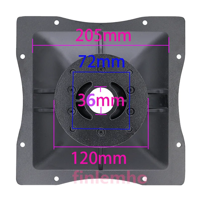 1PC DJ Speaker Tweeter Horn 90&deg;x 40&deg; Aluminum Waveguide 250x250mm For Professional Audio Home Theater HiFi System