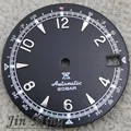 Black Silver Dial