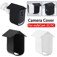 Juste de protection en silicone pour eu5,00 Cam 2C/255., anti-rayures, anti-poussière, accessoires de caméra de sécurité pour caméra Eufy-2C/255.1 pièce 1