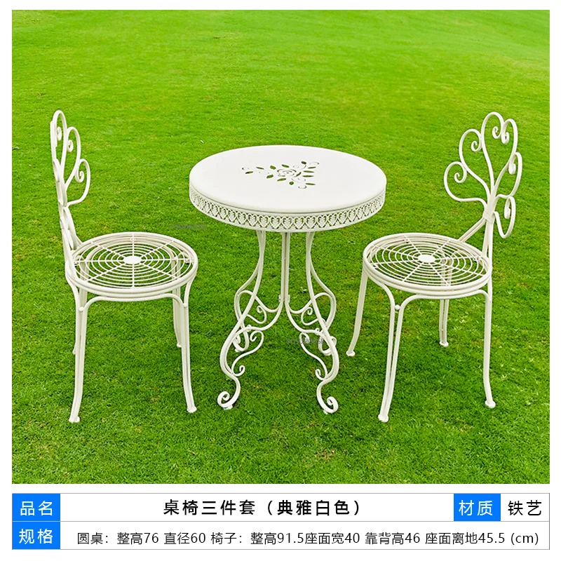 white-1 table 2chair