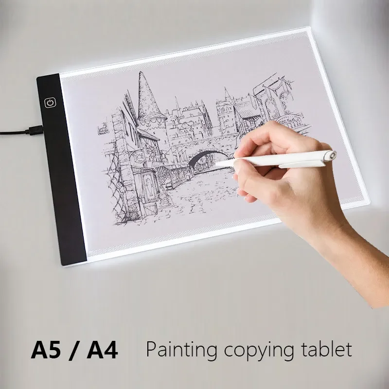 LED Copying Copy Table 3-level Dimming Board, Drawing Puzzle Toy, Gift, Dimmable Children's Painting Board_voghion.com