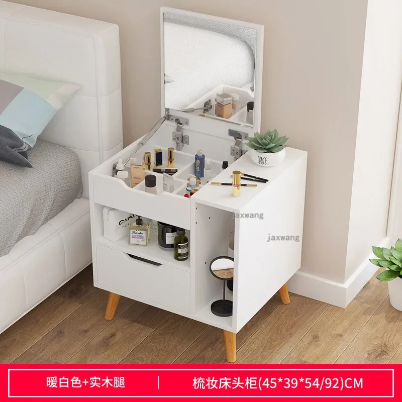 Cômodas nórdicas criativas, móveis para quarto, janela saliente, penteadeira, casa, pequeno apartamento, mesa de cabeceira com espelho, gaveta xx