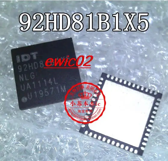 

В наличии, 92HD81B1X5NLG 92HD81B1X5 QFN