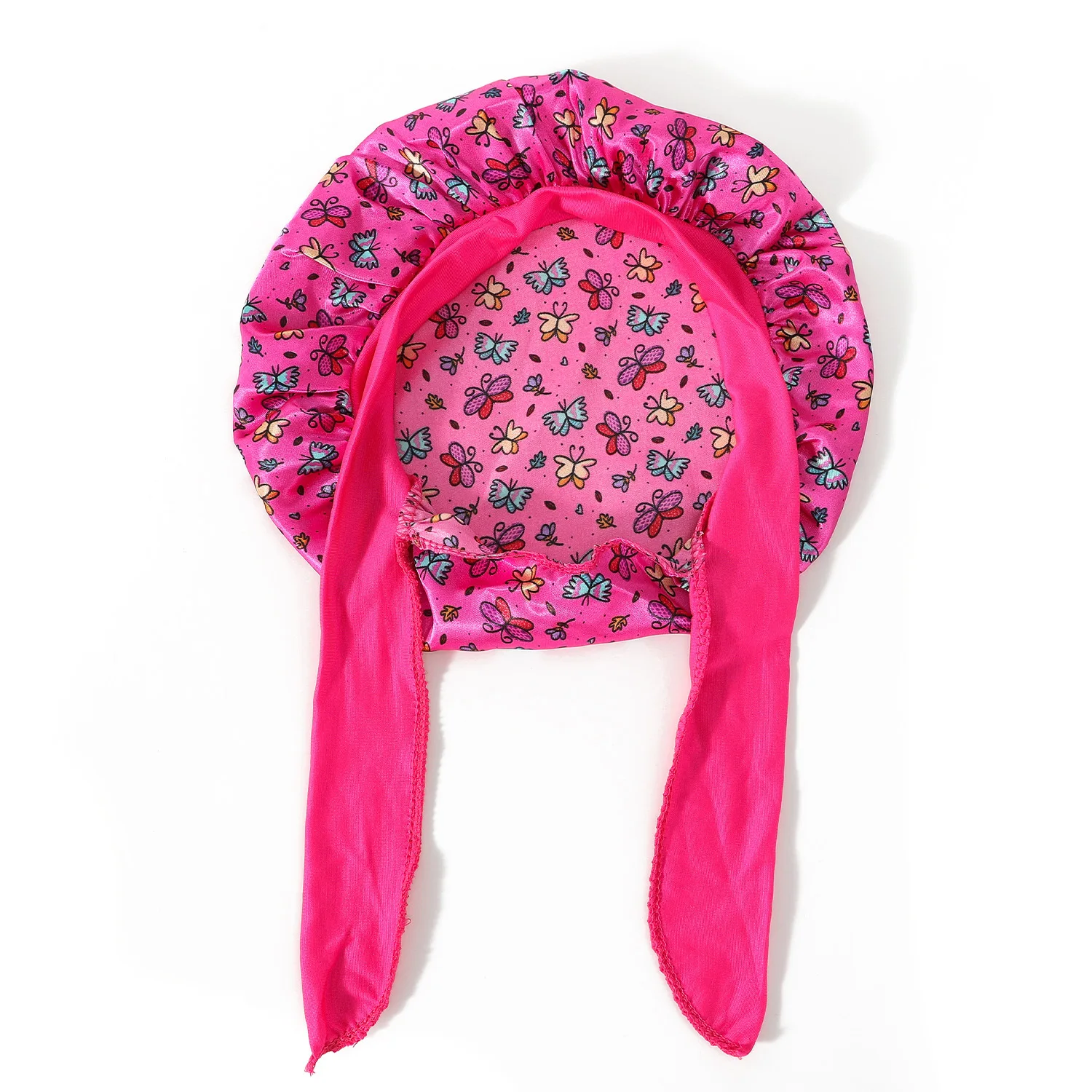 Satin Bonnet for Baby Hair Care Night Sleep Silk Beanie Hat Newborn Baby Girls Children Sleeping Bonnets Cap Kids Cooking Hat 6