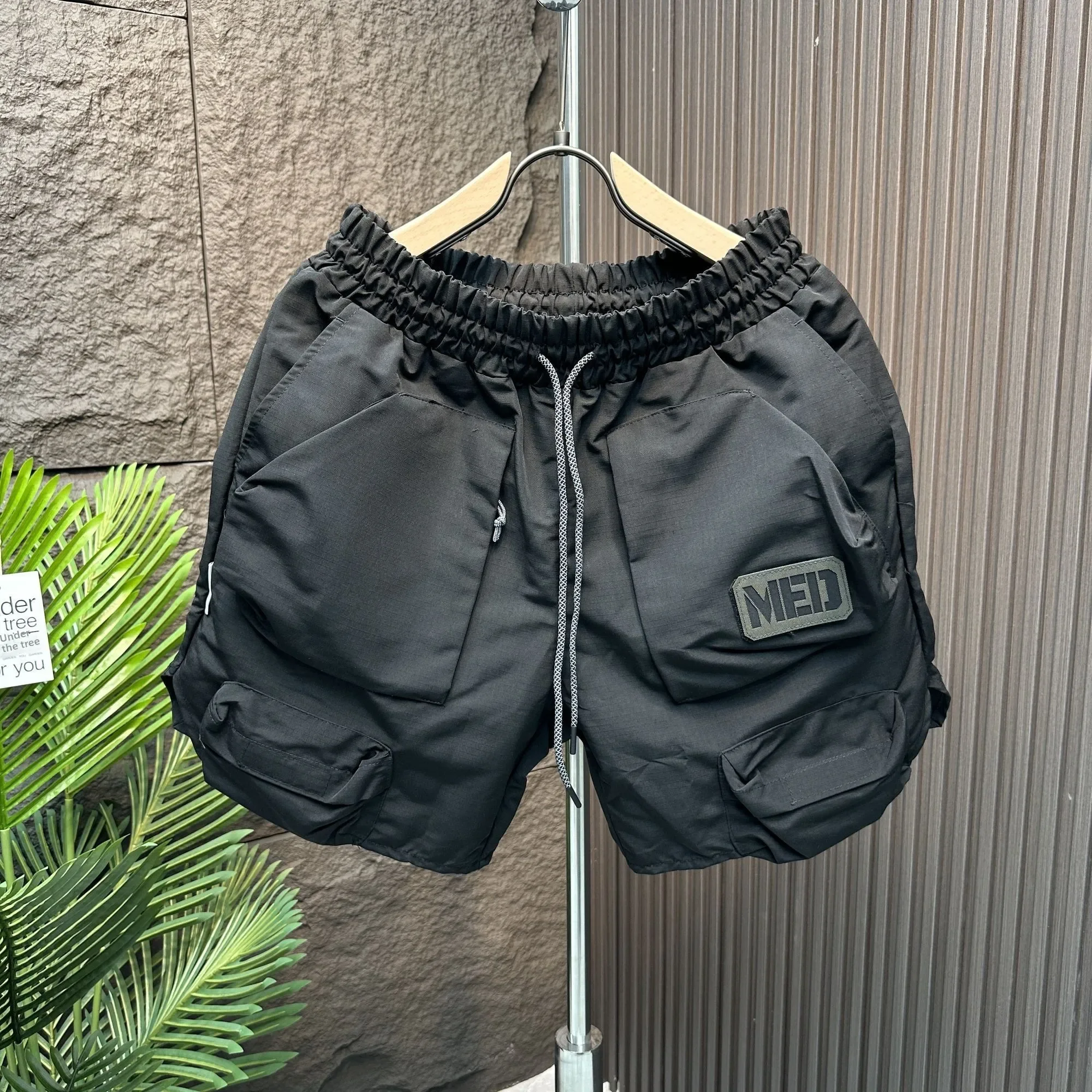 Qui Dry Спорт на открытом воздухе Мужские брюки-карго Летние повседневные прямые брюки с несколькими кеточками Дышащий легкий полиэстер