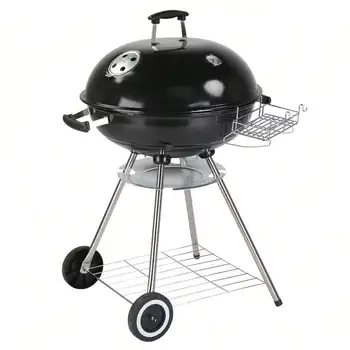 Charcoal Grill 28" Barrel BBQ Smoker Barbecue Patio Backyard Outdoor Grill Oven 1