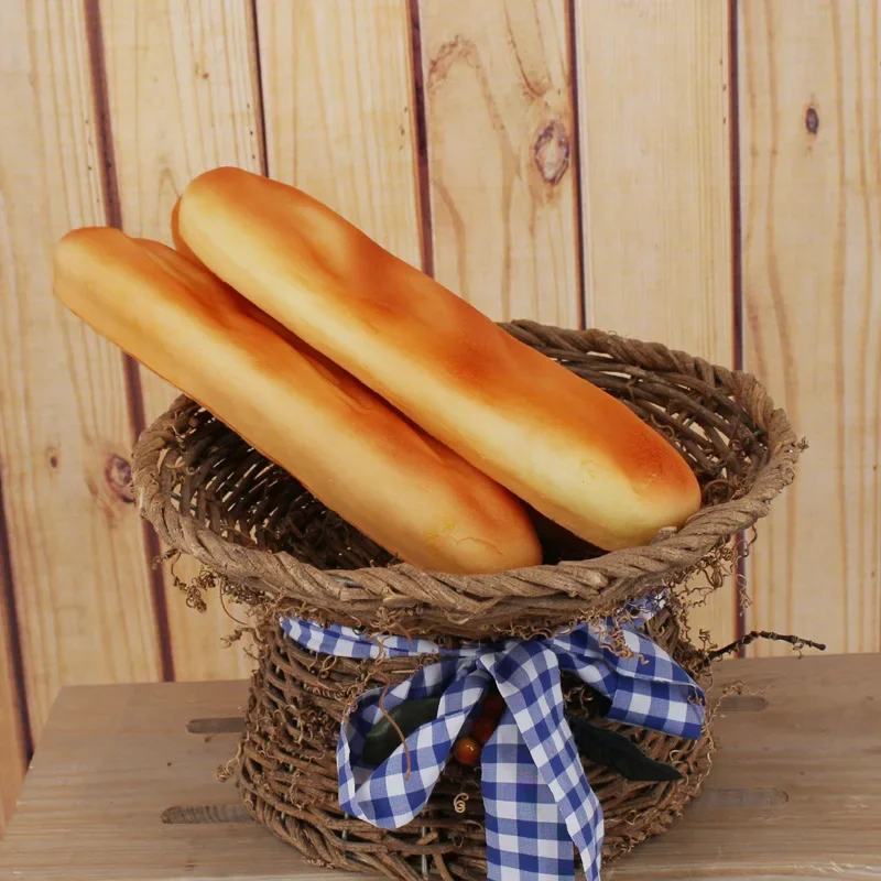 Imitation Bread Simulated Food Model Fake Baguettes Home Decor Keychain Decor Window Display Photography Props Kitchen Toy