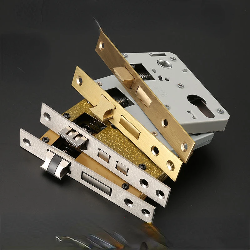 Indoor Door Lock Cylinder Lock Body Set, Small 50, Medium 50, Large 50, Large 58 Lock Body, Door Lock Accessories Lock Cylinders