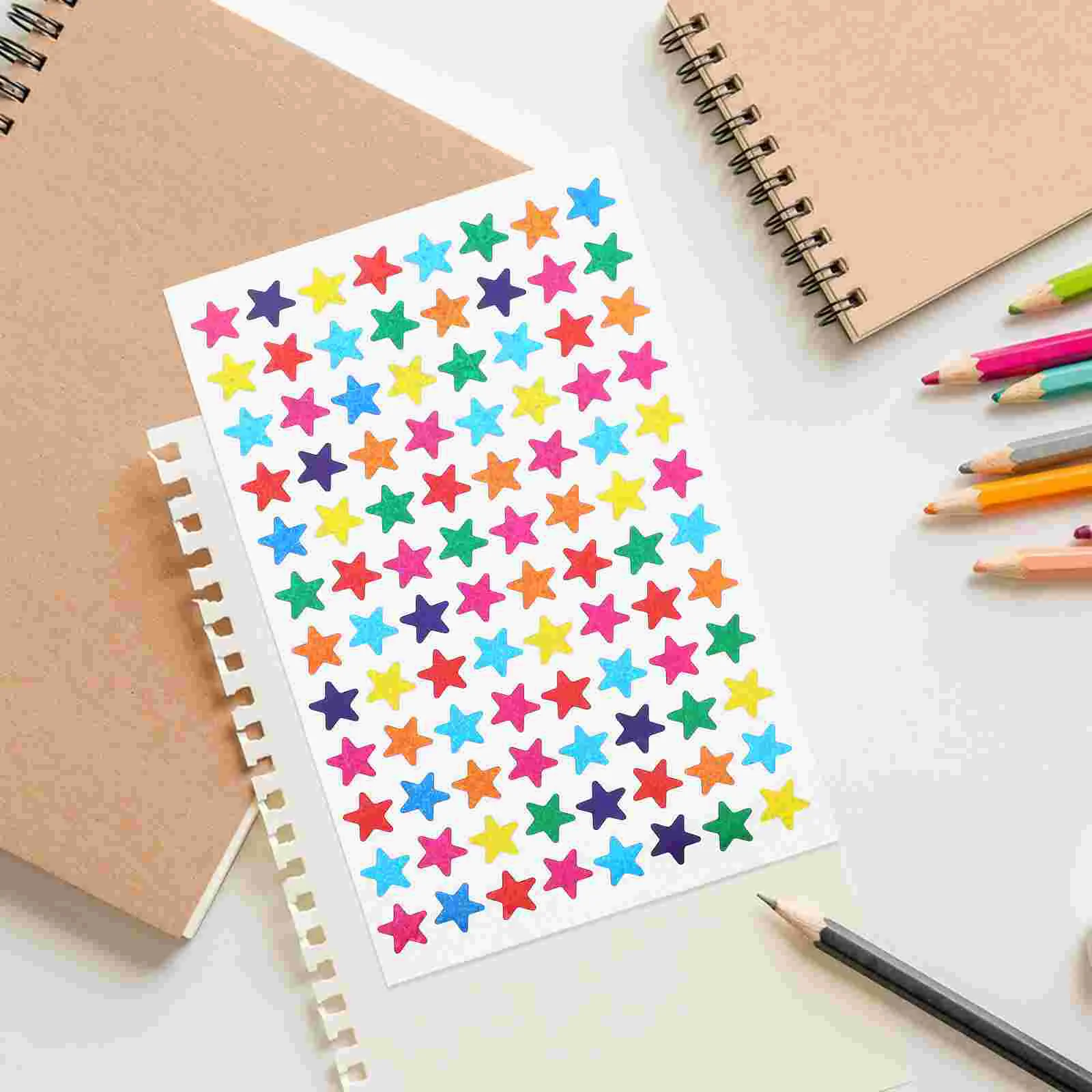 

Nail Stickers Sparkle Star Colored Shiny Various Stars Bling Multicolor Child
