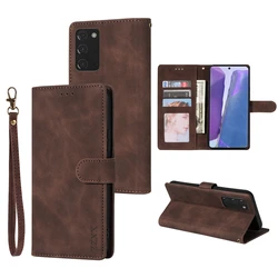 Wallet Magnetic Flip Leather Case with Card Slot for Galaxy S24 FE (Coffee)