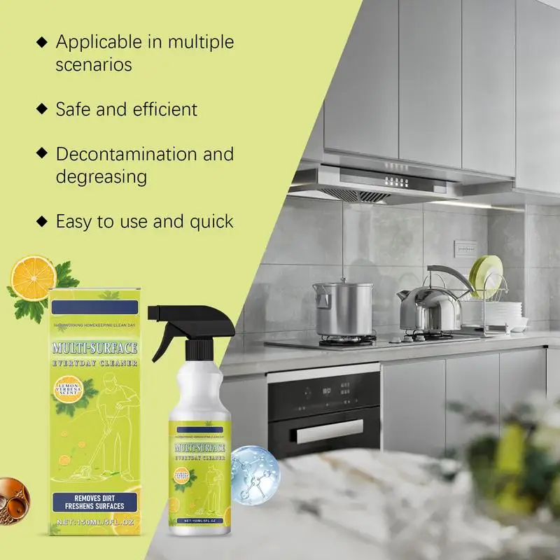 Oil stain remover spray multi-purpose bathroom stain remover cabinet cleaner effectively cleans stubborn countertop stains