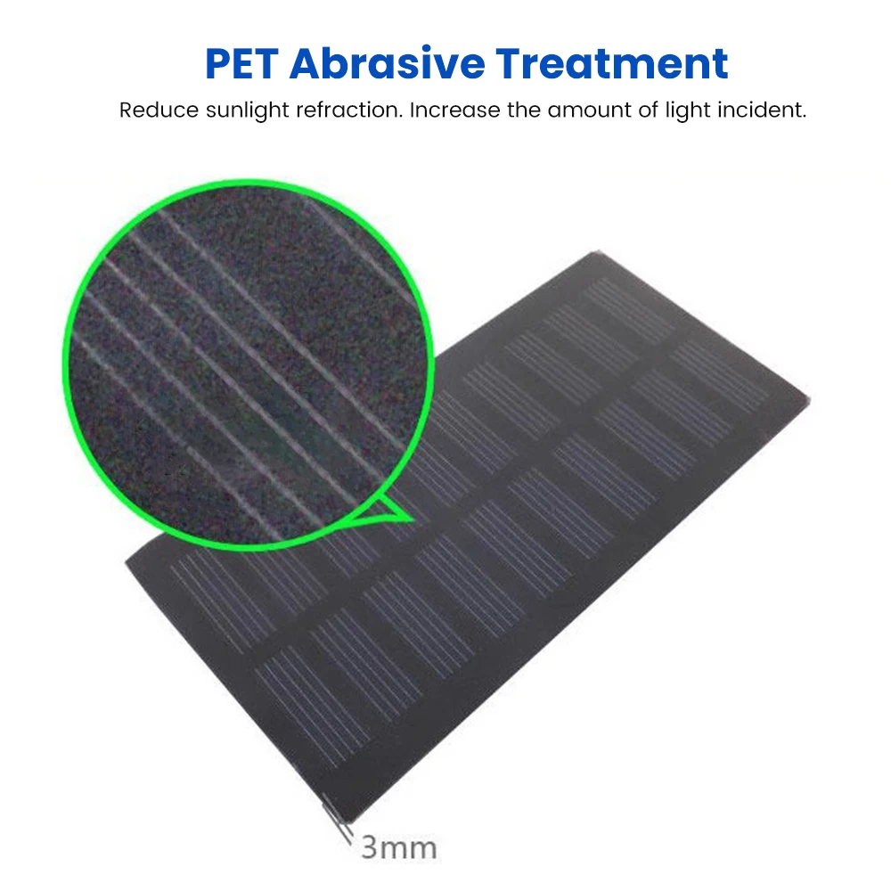 10pcs SUNYIMA PET pannello solare policristallino laminato 5 v6v modello fai da te ad alta efficienza fatto a mano