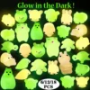 6/12/18 Pcs Luminous Mochi Squishies, Mochi Squishy Animals Stress Toys, Mini Stress Relief Toys Mochi Animals Toys Kawaii 1
