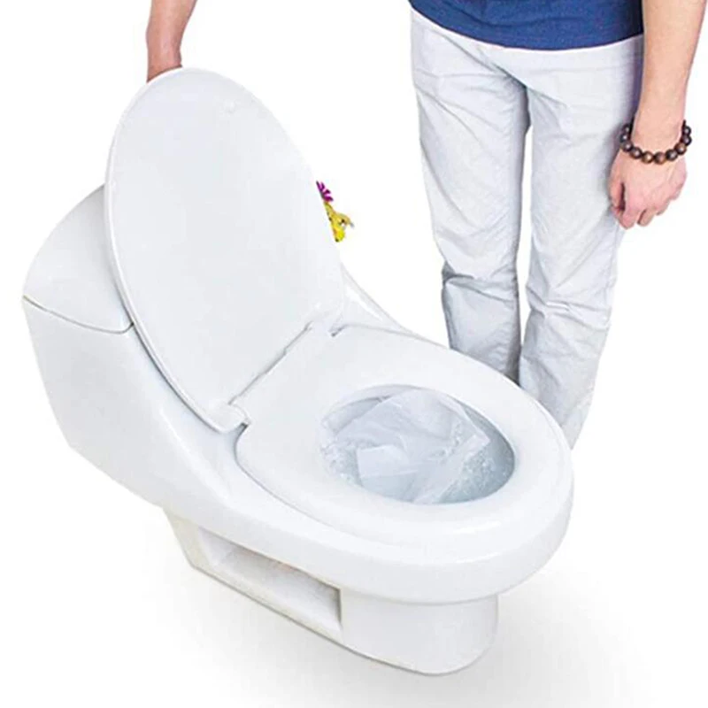 Portable Closestool Mat Water-soluble Safety For Travel Camping Bathroom Accessiories Disposable Toilet Seat Cover 6/8/10PCS