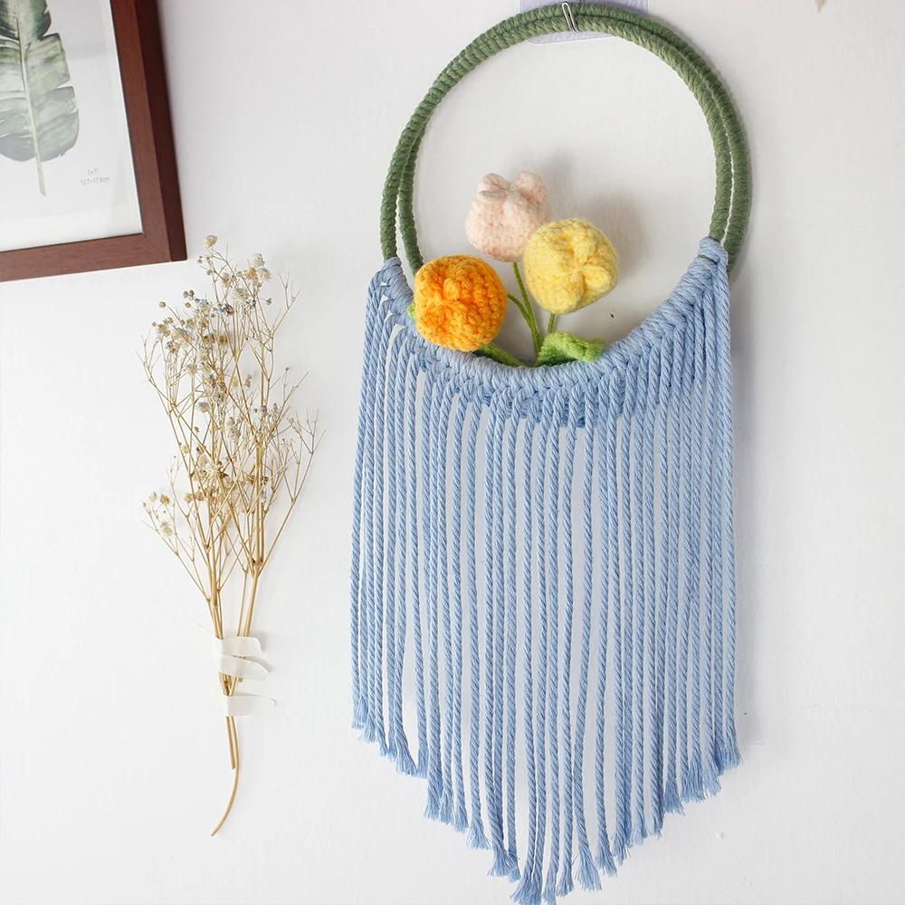 Boho Hanging Basket Weaving Kit 5