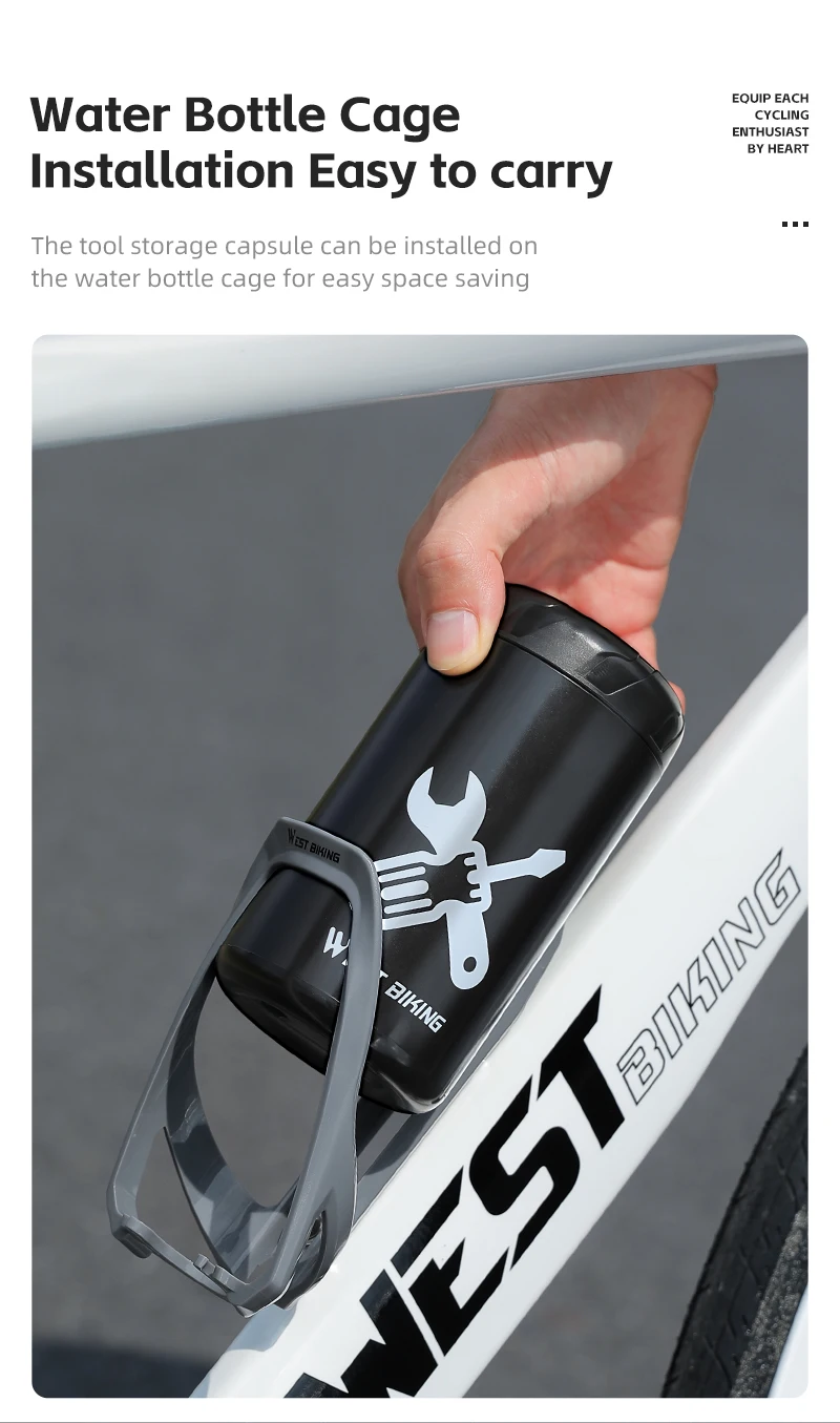 WEST BIKING borsa da bicicletta impermeabile zaino riflettente per Sport all'aria aperta alpinismo arrampicata viaggio escursionismo borsa da ciclismo zaino  18