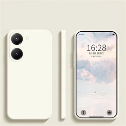 Liquid Silicone Shockproof Soft TPU Phone Case Cover for Poco X8 ProMax (Cream White)