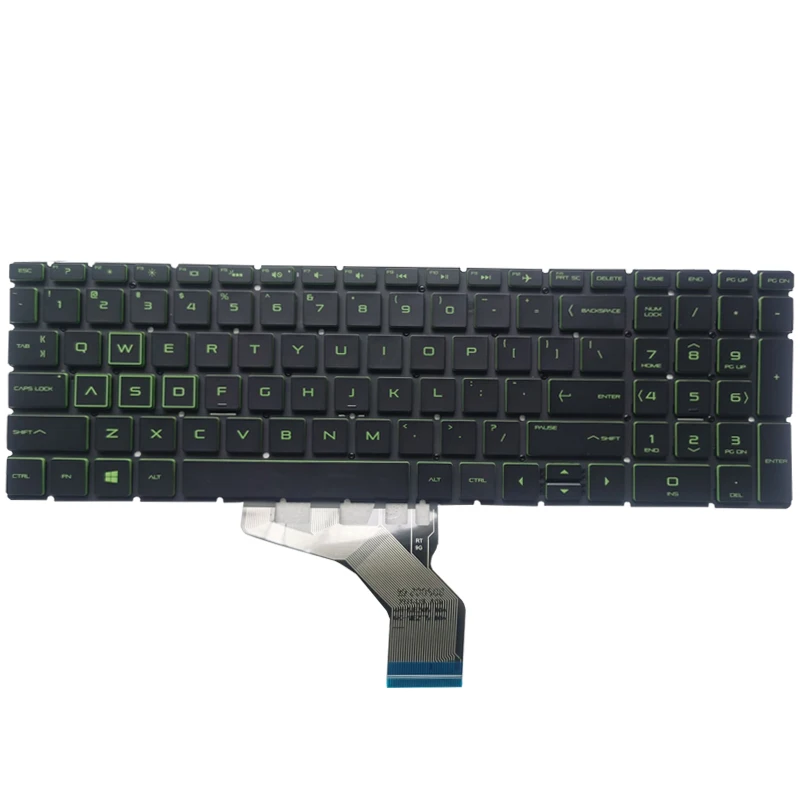Teclado do Portátil dos Eua para hp Pavilion Gaming 15-cx Tpn-c133 15-dk 15t-dk Tpn-c141 15-ec Tpn-q229 17-cd Tpn-c142 16-a Retroiluminado Novo Teclado de substituição - Imagem 5