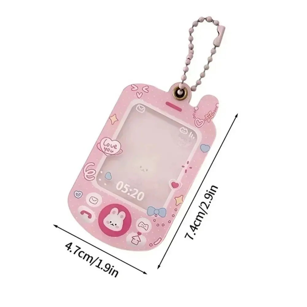 Mini Phone Photocard Holder Kpop Idol Photo Card Frame Kawaii Hanging Picture Card Holder Acrylic Display Photocard Protector 6