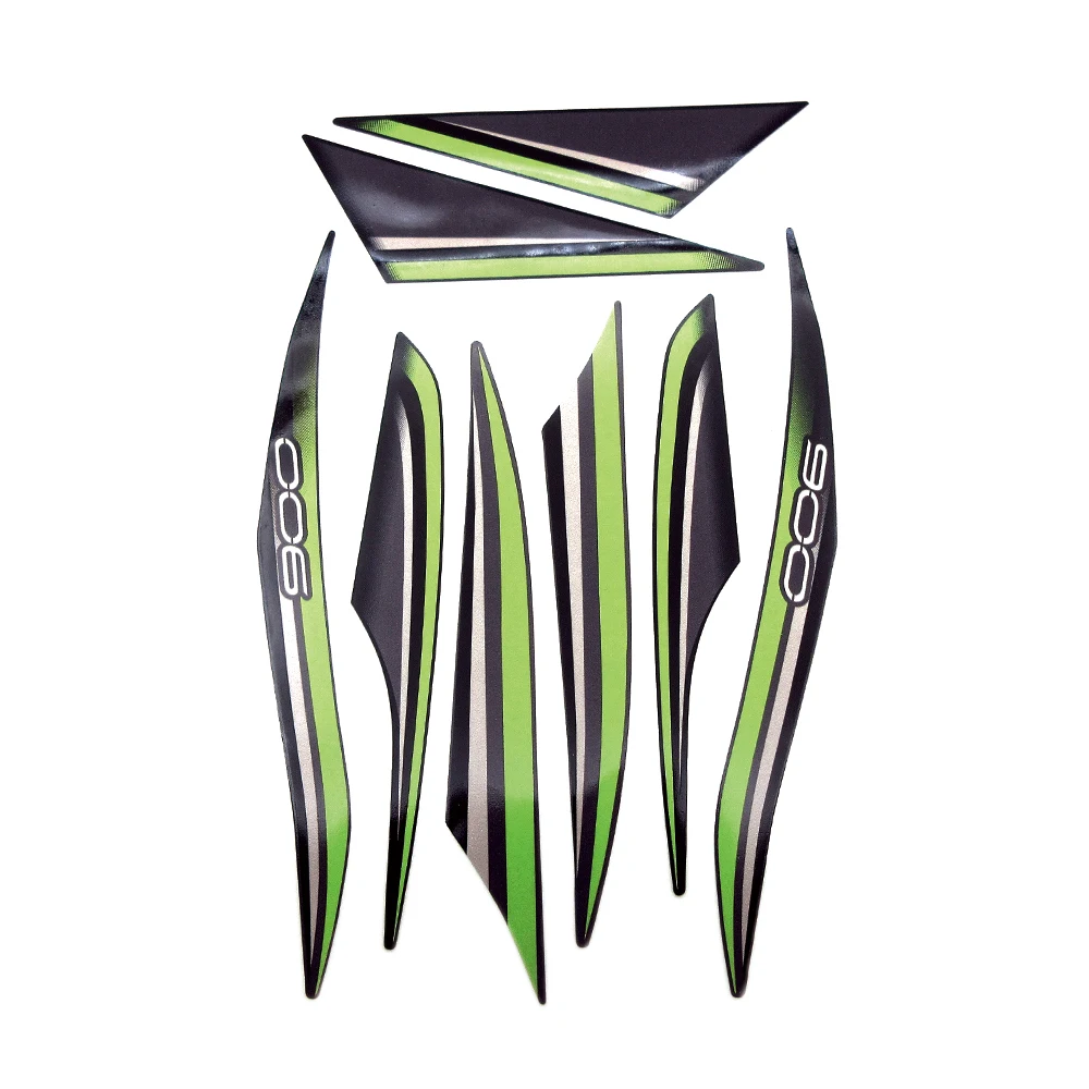 Motorcycle Full Kit Applique Emblem Decorative Decals 3D Fairing Racing Protector Sticker For Kawasaki Z900 Z 900 2017 2018 2019 кружка crash team racing crash emblem pyramid