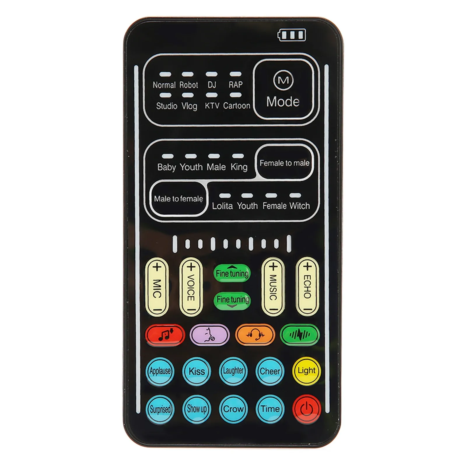 보이스 체인저 PC 450mah 5V 다기능 휴대용 사운드 체인저 미니 사운드 카드 (휴대폰, 컴퓨터, 게임기기 I9용)