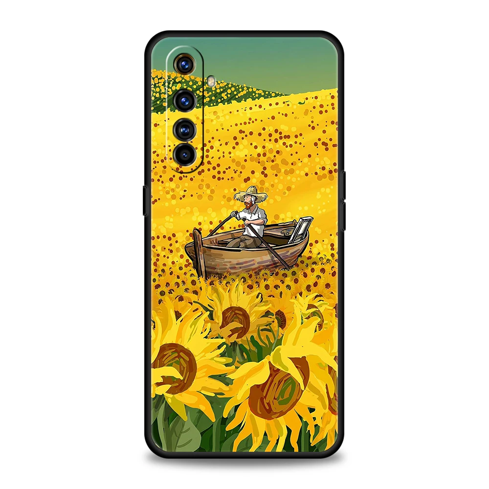 Van Gogh Sunflowers & Starry Night Artistic Phone Case Cover