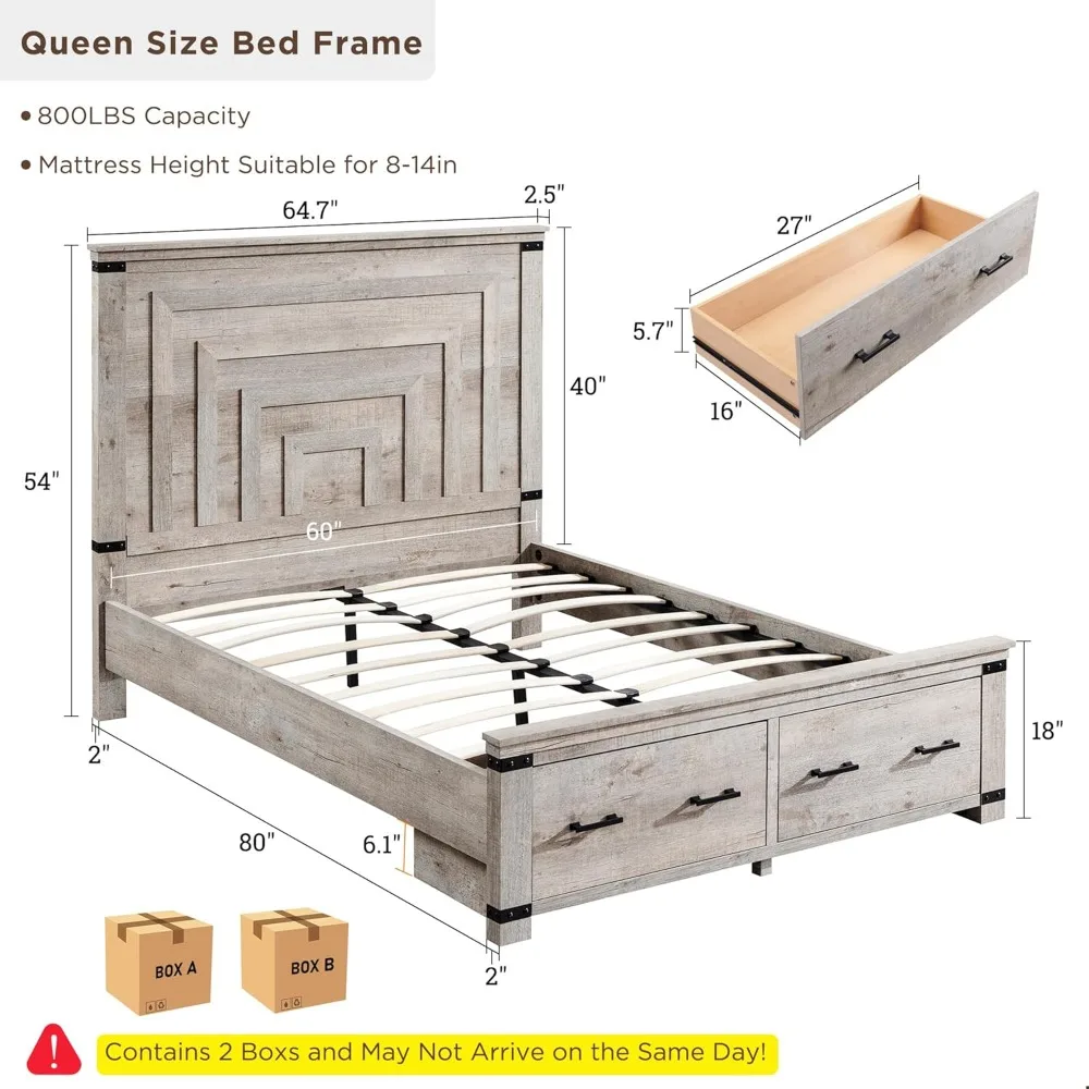 RBXC Farmhouse Bed Frame image 2