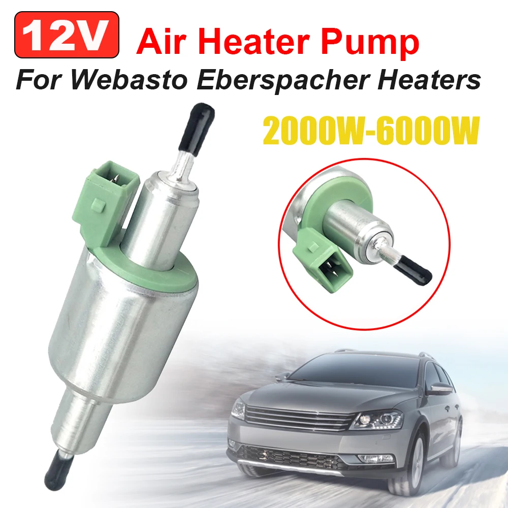 12V Car Air Heater Oil Fuel Pump, 2KW-6KW Automotive Electric Fuel Pump  Fuel Pump Kit,Air Parking Heater Fuel Pump for Diesel Vehicles or Speedboat