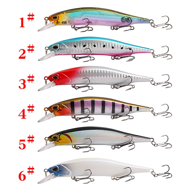 2023 Fishing Lure 146mm/15g Minnow Crank Wobblers 3d Eyes Perch