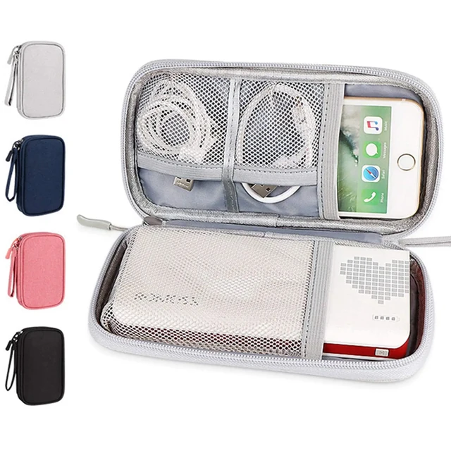 1pc Electronics Accessories Organizer Pouch Bag, Travel Universal