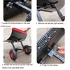Wheeled Hand Push Snow Removal Shovel Large Snow Removal Tool Vehicle Snow Removal Artifact Snow Removal Machine with Wheels 5