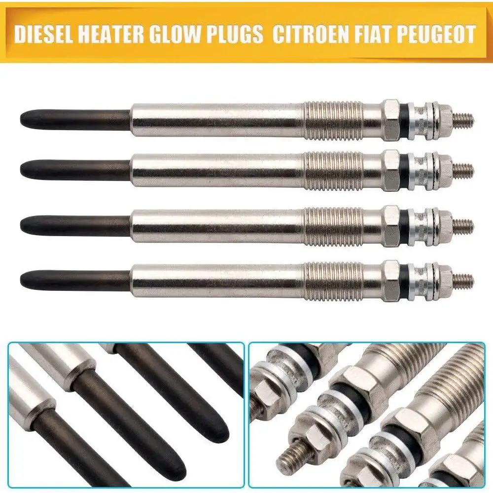 4Pcs Diesel Heater Glow Plugs For Diesel Engines High-quality Materials Durable Car Heater Glow Plugs