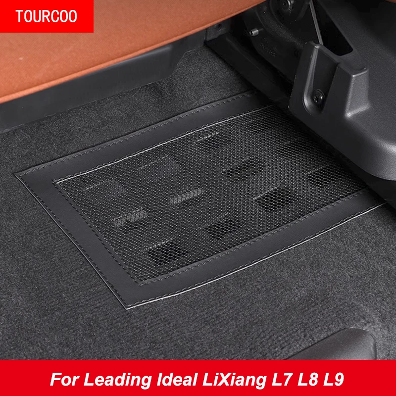 

For Leading Ideal LiXiang L7 L8 L9 Car Air Outlet Cover Rear Under Seat Air Vent Anti-blocking Dust Covers