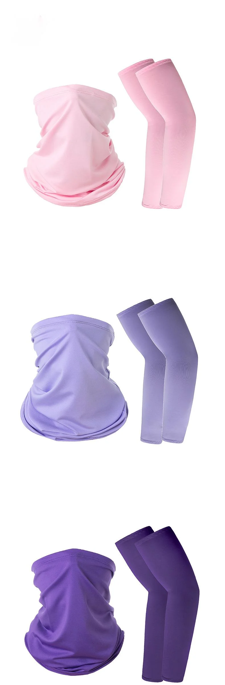 Summer new fashionable mountaineering scarf set, outdoor versatile magic riding mask, sports sleeve set_voghion.com