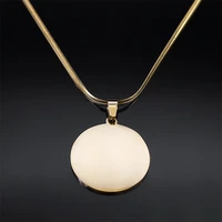 خمر الله مسلم العربية القرآن وسام قلادة للرجال النساء الفولاذ المقاوم للصدأ الفضة اللون الإسلامي سلسلة مجوهرات طوق XHXD617 3