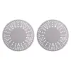 2x Drain Cover Silicone Drain Catcher for Washbasin Laundry Room Shower 2