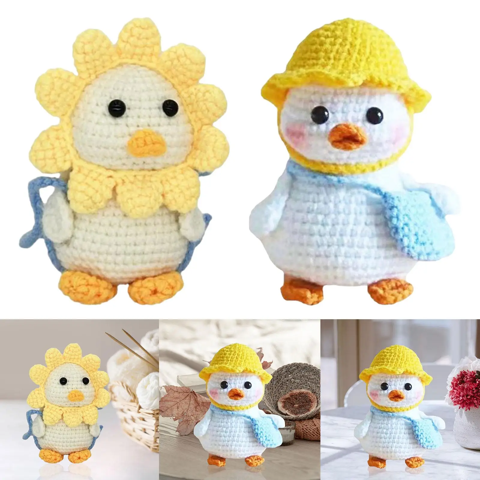 Crochet Doll Kit Decorative DIY Sewing Craft Includes Yarn, Hook Animal  Crochet Kit for Gift Adults Kids Teens Festival - AliExpress