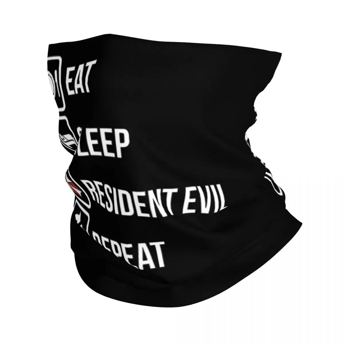 

Eat, Sleep, Repeat Bandana Neck Gaiter Printed Motorcycle Motocross Movie Game Corporation Umbrellas Cosplay Face Scarf Hiking