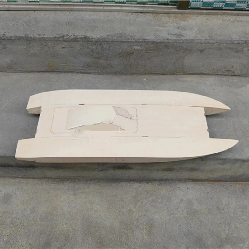CatamaranSpeedboatWoodenRemoteControlBoatModelManualAssembly