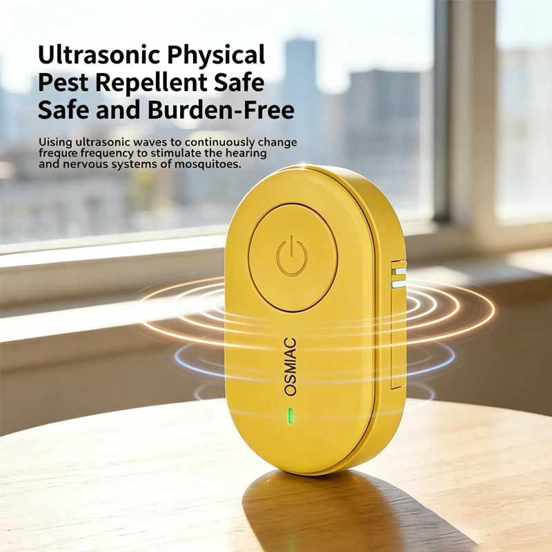 초음파 곤충 퇴치제 어린이 애완 동물 전자 모기 퇴치제 안티 벼룩 진드기 기생충 야외 곤충 킬러 퇴치기