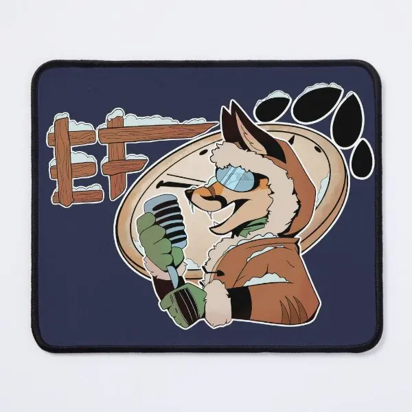 Eurofurce Online 2021 Frozen In Time Mouse Pad Gaming Mens Carpet Gamer Play Computer Mat Pc Mousepad Keyboard Stampa Anime