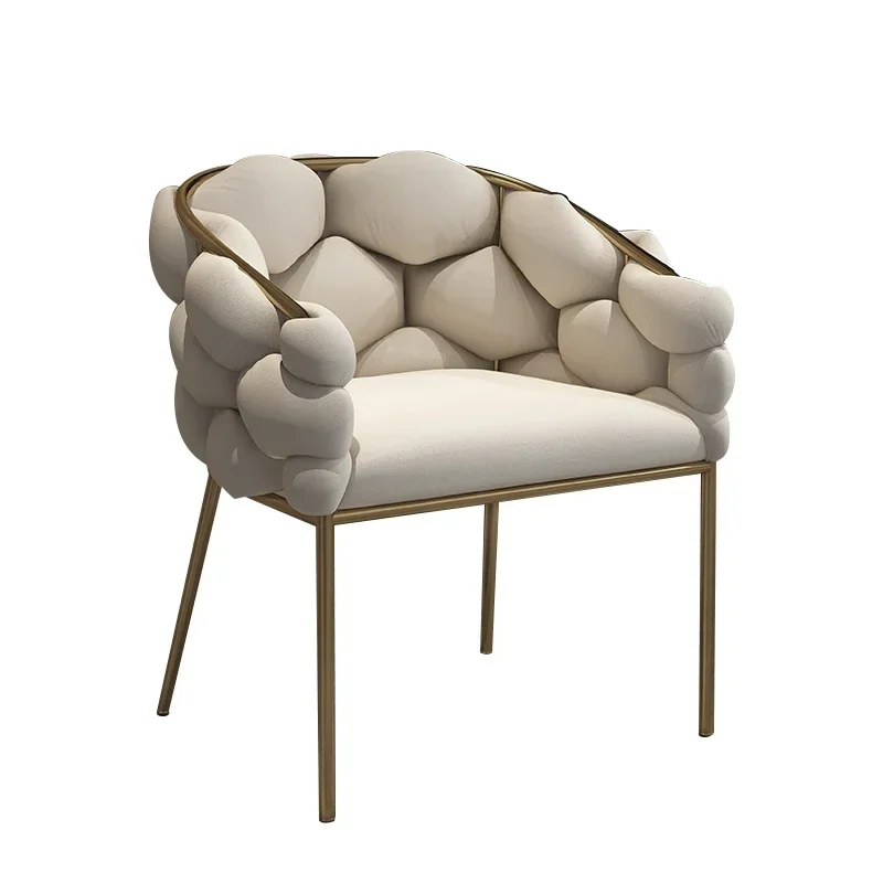 Dining Chair Gamer Nordic Dining Chair Accent Office Salon White Lounge Modern Chair Bedroom Kitchen Occasional Sillas Furniture HY