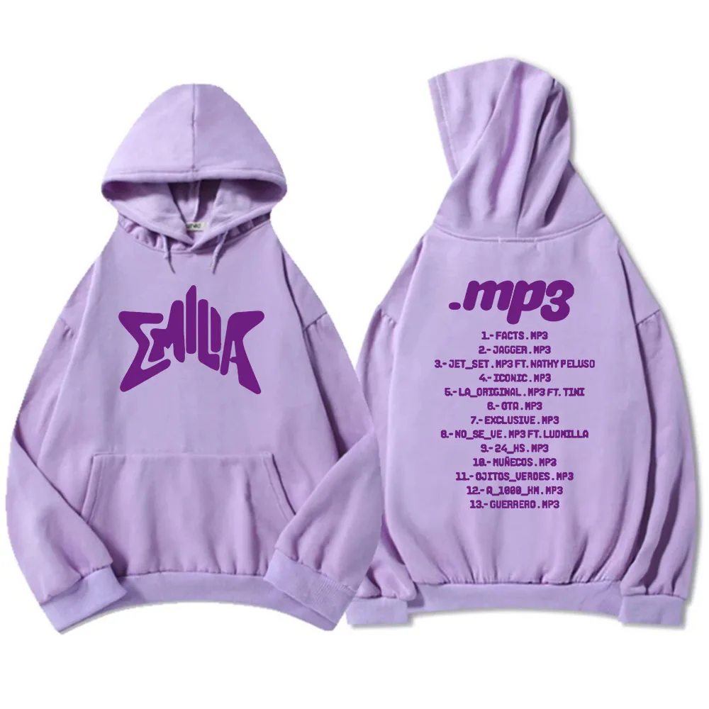 thumbnail image 1 of Ropa de calle álbum MP3 Emilia Mernes Sudaderas con capucha Hip Hop hombres Sudaderas con capucha Sudaderas Hombre ropa cómoda de manga larga para Hombre, 1 of 4